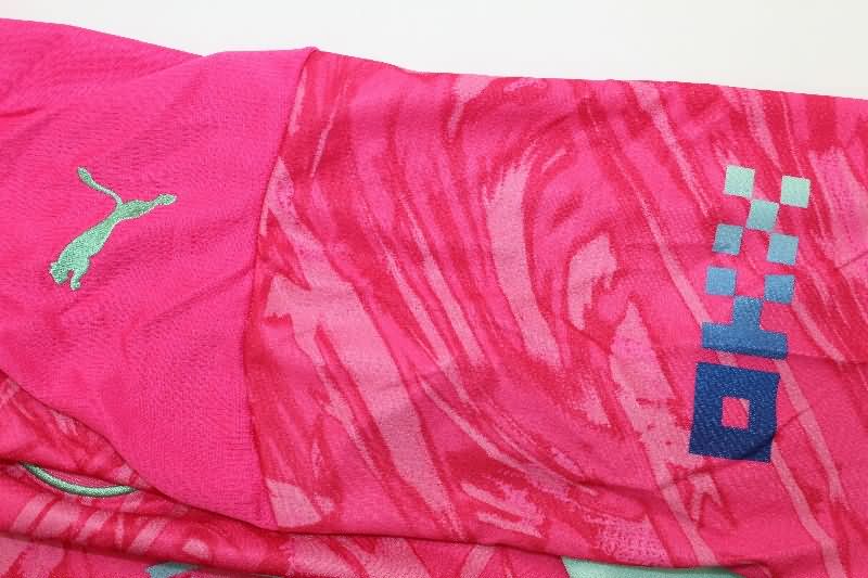 Thailand Quality(AAA) 25/26 Manchester City Goalkeeper Pink Soccer Jersey