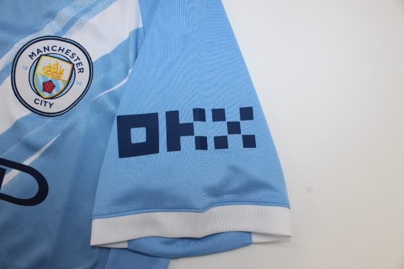 Thailand Quality(AAA) 25/26 Manchester City Home Soccer Jersey Leaked