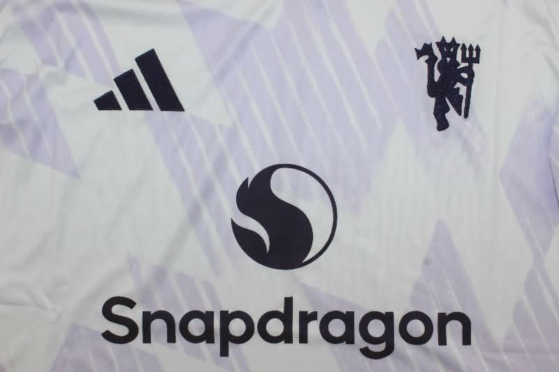 Thailand Quality(AAA) 25/26 Manchester United Away Soccer Jersey Leaked