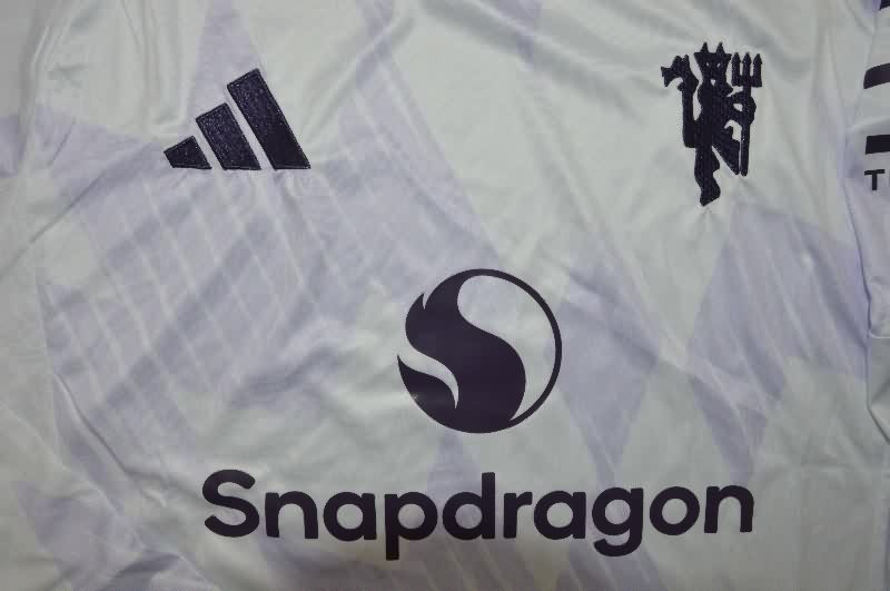 Thailand Quality(AAA) 25/26 Manchester United Away Long Sleeve Soccer Jersey