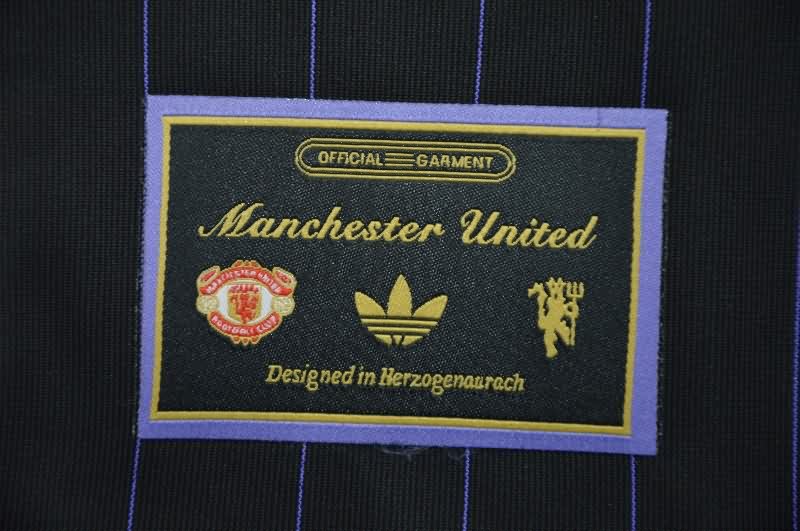 Thailand Quality(AAA) 25/26 Manchester United Black Long Sleeve Soccer Jersey