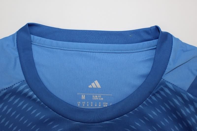 Thailand Quality(AAA) 25/26 Manchester United Goalkeeper Blue Soccer Jersey Leaked