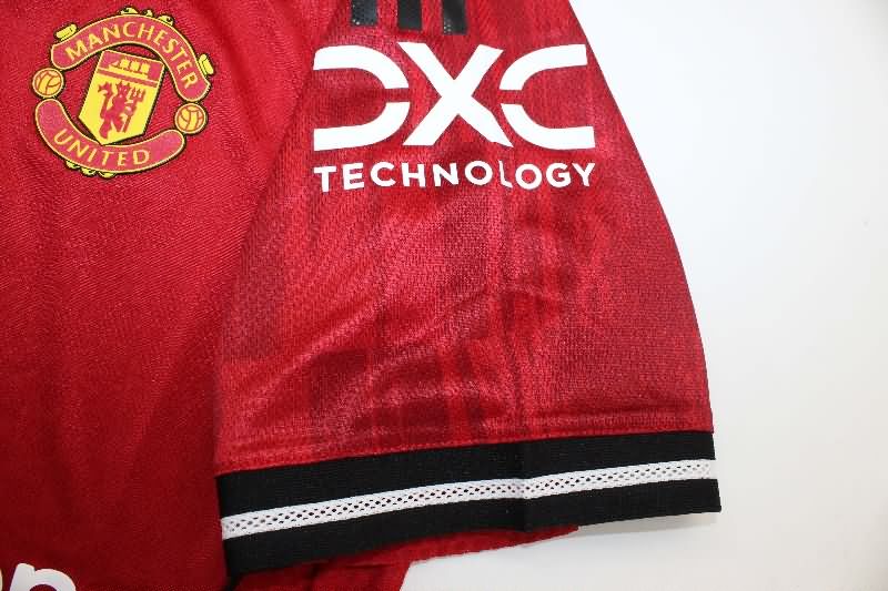 Thailand Quality(AAA) 25/26 Manchester United Home Soccer Jersey (Player)
