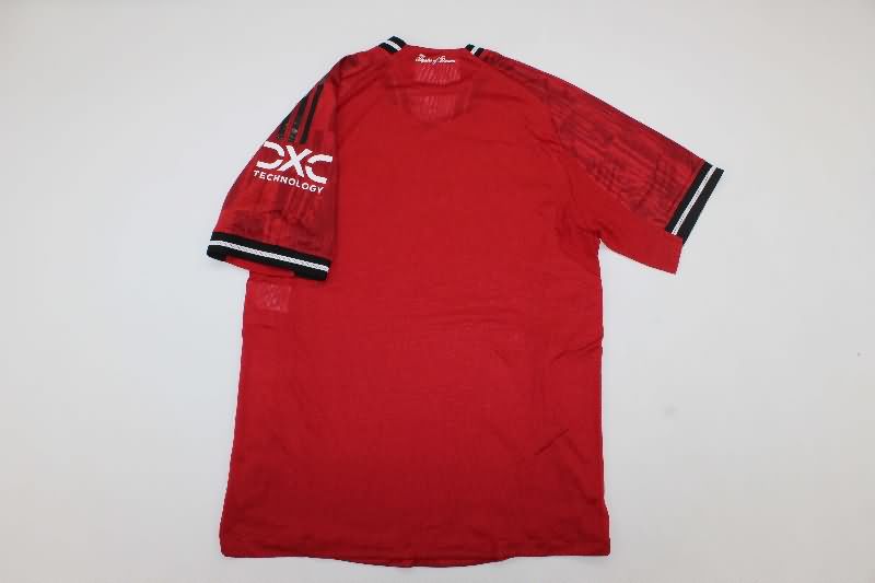 Thailand Quality(AAA) 25/26 Manchester United Home Soccer Jersey (Player)