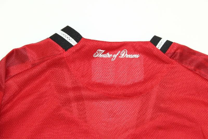 Thailand Quality(AAA) 25/26 Manchester United Home Soccer Jersey (Player)