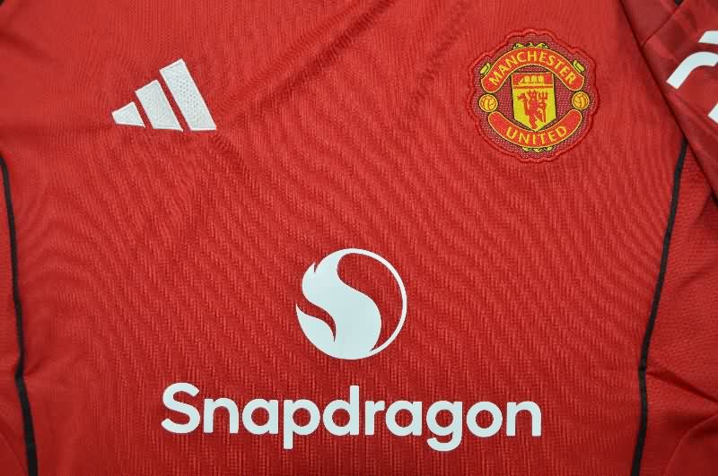 Thailand Quality(AAA) 25/26 Manchester United Home Women Soccer Jersey
