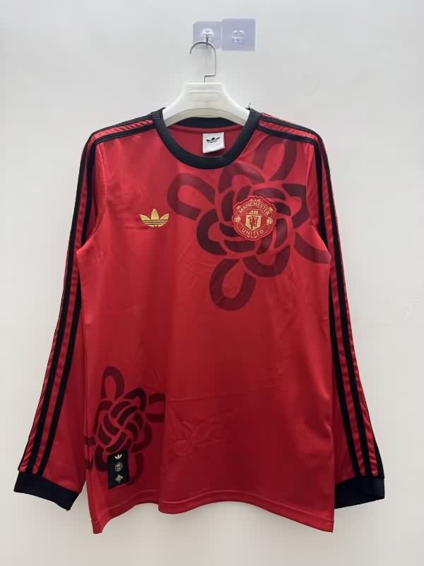 Thailand Quality(AAA) 25/26 Manchester United Special Long Sleeve Soccer Jersey 02