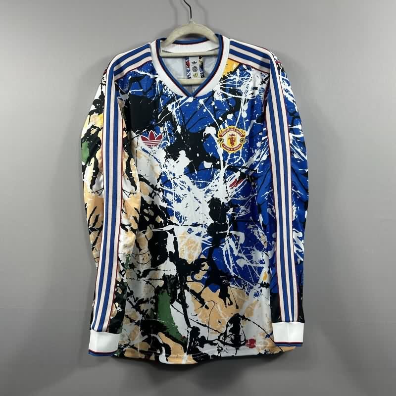 Thailand Quality(AAA) 25/26 Manchester United Special Long Sleeve Soccer Jersey 03