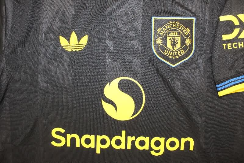 Thailand Quality(AAA) 25/26 Manchester United Third Soccer Jersey