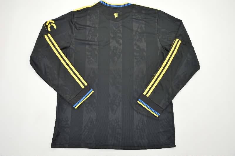 Thailand Quality(AAA) 25/26 Manchester United Third Long Sleeve Soccer Jersey