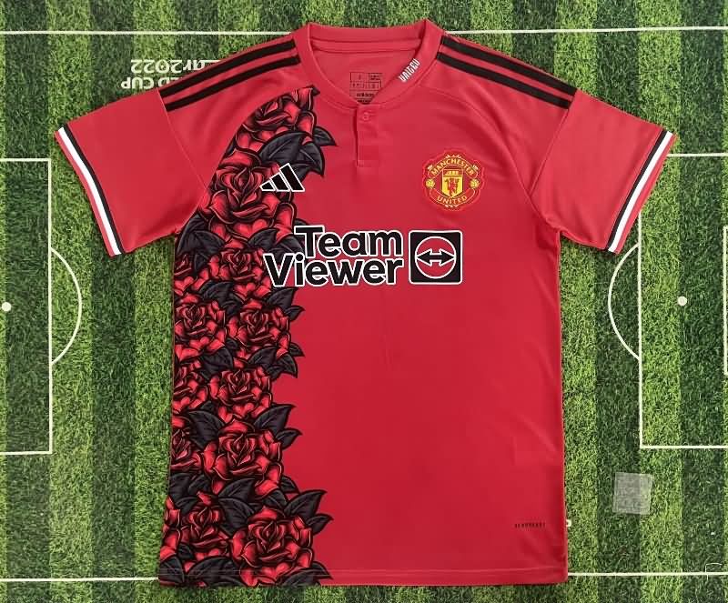 Thailand Quality(AAA) 25/26 Manchester United Training Soccer Jersey