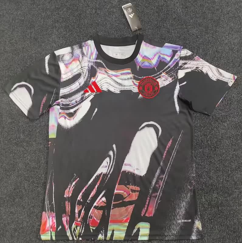 Thailand Quality(AAA) 25/26 Manchester United Training Soccer Jersey 03