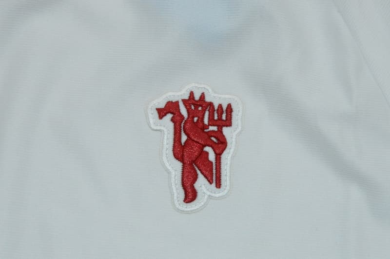 Thailand Quality(AAA) 25/26 Manchester United White Soccer Jersey