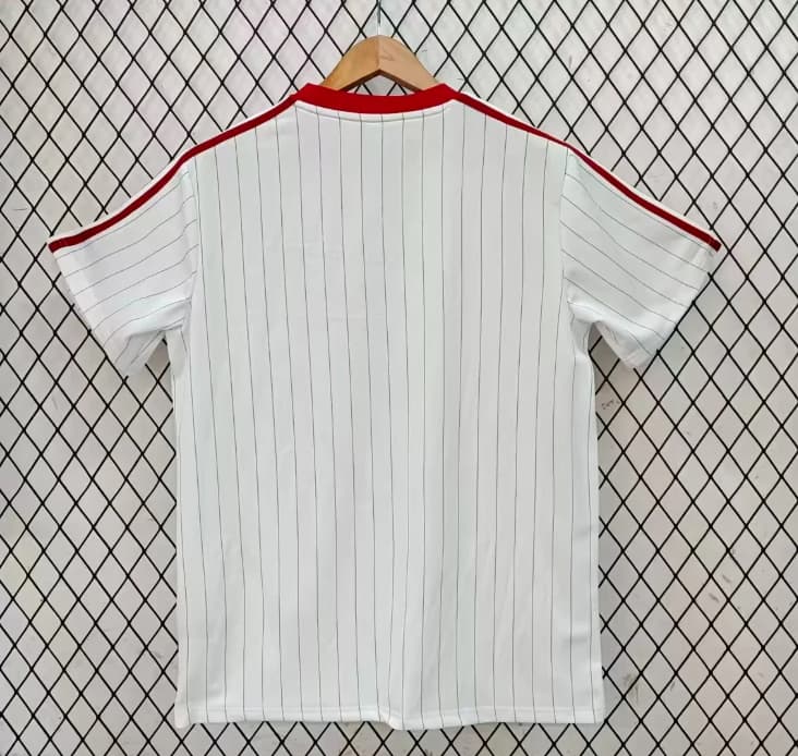 Thailand Quality(AAA) 25/26 Manchester United White Soccer Jersey 02