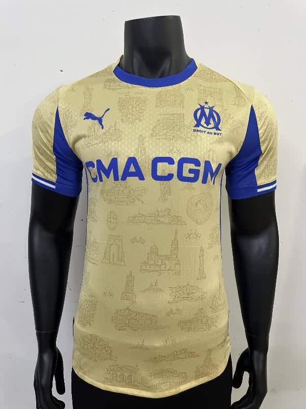 Thailand Quality(AAA) 25/26 Marseilles Fourth Soccer Jersey (Player)