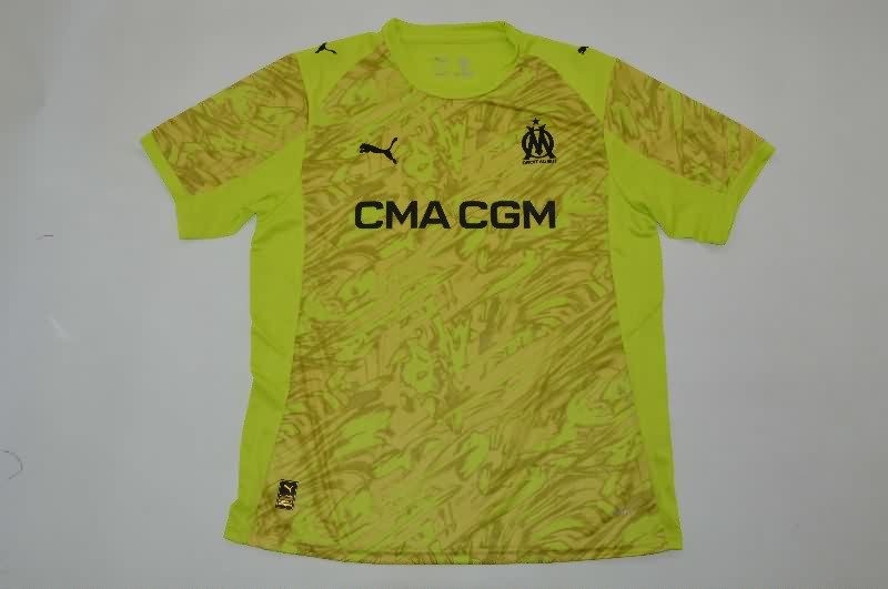 Thailand Quality(AAA) 25/26 Marseilles Goalkeeper Green Soccer Jersey