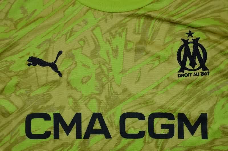 Thailand Quality(AAA) 25/26 Marseilles Goalkeeper Green Soccer Jersey