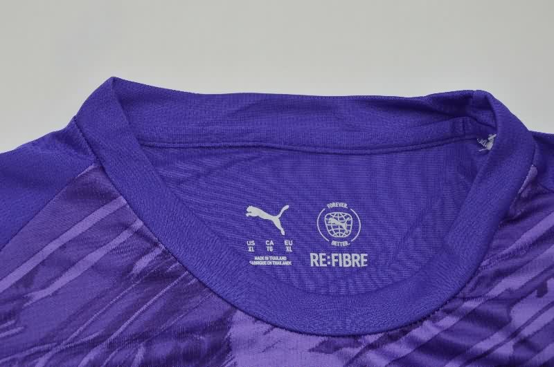 Thailand Quality(AAA) 25/26 Marseilles Goalkeeper Purple Soccer Jersey