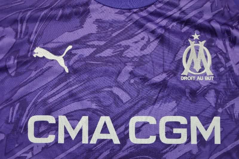 Thailand Quality(AAA) 25/26 Marseilles Goalkeeper Purple Soccer Jersey