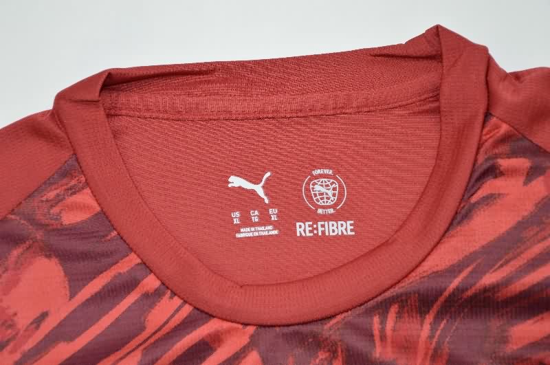 Thailand Quality(AAA) 25/26 Marseilles Goalkeeper Red Soccer Jersey