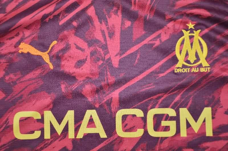 Thailand Quality(AAA) 25/26 Marseilles Goalkeeper Red Soccer Jersey