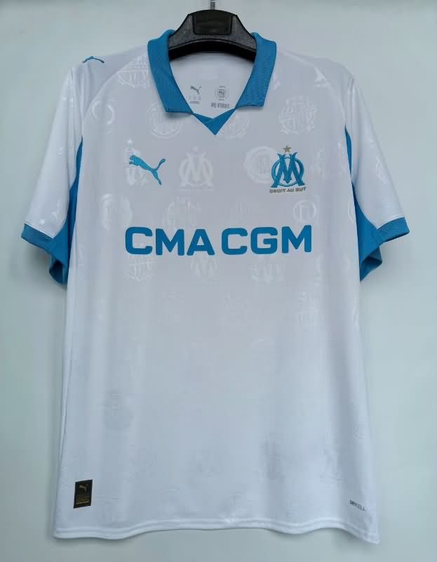 Thailand Quality(AAA) 25/26 Marseilles Home Soccer Jersey