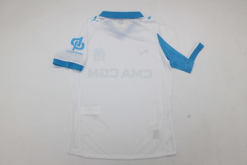 Thailand Quality(AAA) 25/26 Marseilles Home Soccer Jersey (Player)