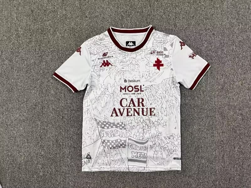 Thailand Quality(AAA) 25/26 Metz Away Soccer Jersey