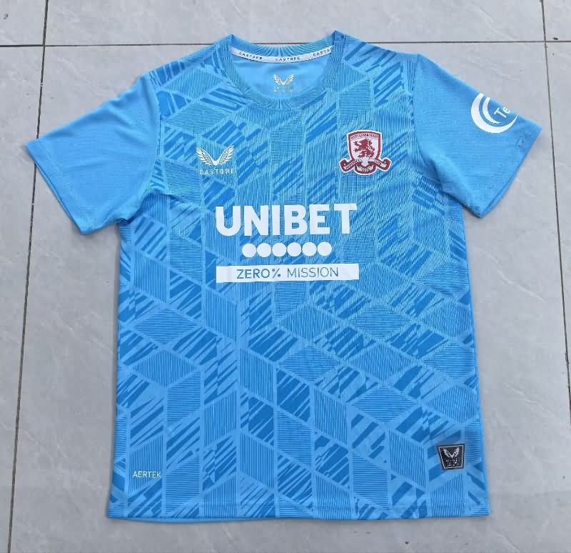 Thailand Quality(AAA) 25/26 Middlesbrough Goalkeeper Blue Soccer Jersey Thailand Quality(AAA) 25/26 Middlesbrough Goalkeeper Blue Soccer Jersey