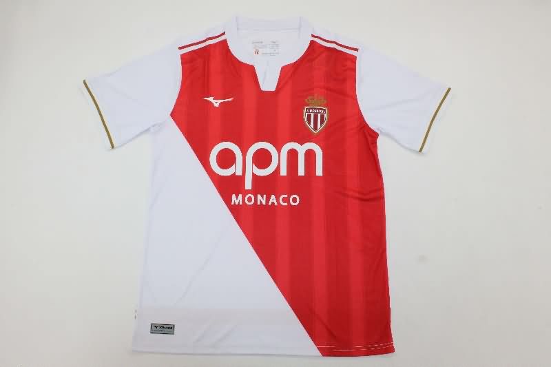 Thailand Quality(AAA) 25/26 Monaco Home Soccer Jersey