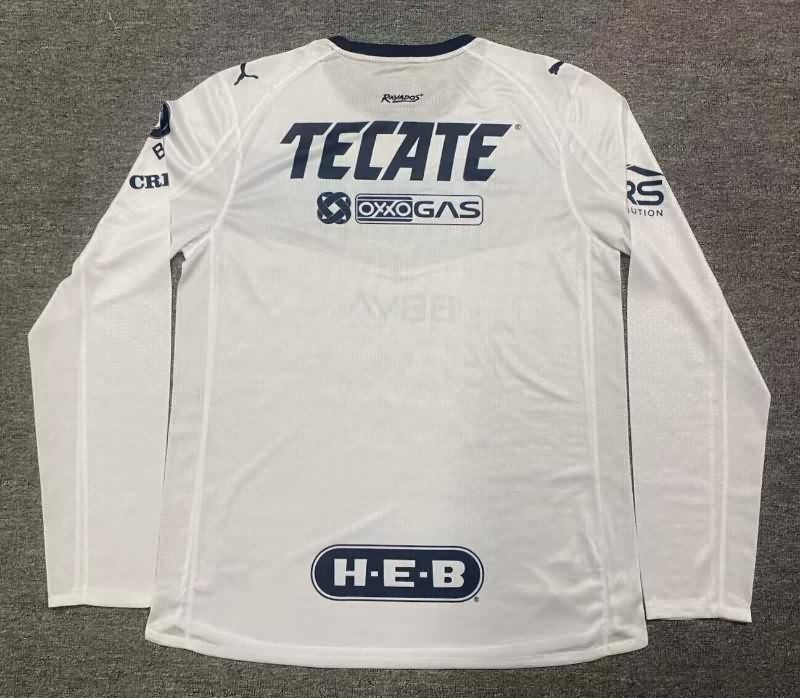 Thailand Quality(AAA) 25/26 Monterrey Away Long Sleeve Soccer Jersey (Player)