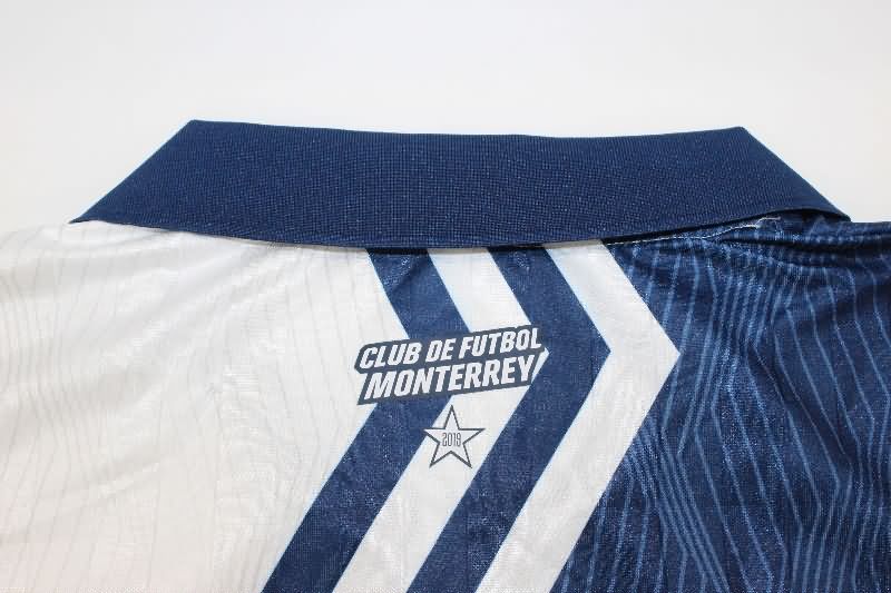 Thailand Quality(AAA) 25/26 Monterrey Dark Blue White Soccer Jersey