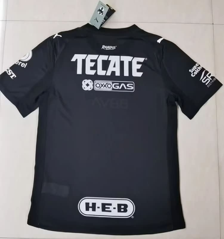 Thailand Quality(AAA) 25/26 Monterrey Goalkeeper Black Soccer Jersey (Player)