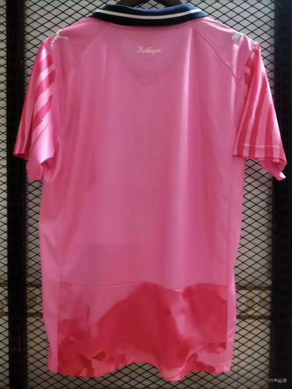 Thailand Quality(AAA) 25/26 Monterrey Goalkeeper Pink Soccer Jersey