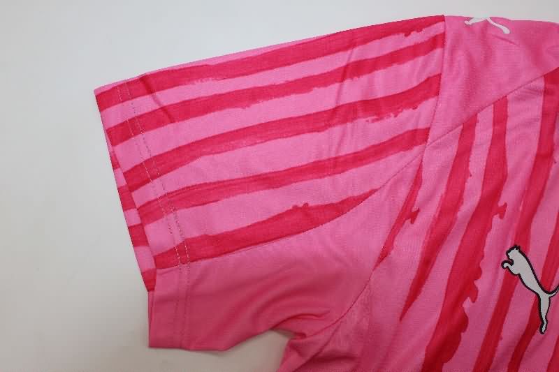 Thailand Quality(AAA) 25/26 Monterrey Goalkeeper Pink Soccer Jersey