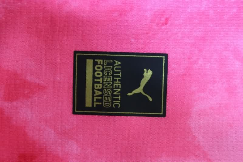 Thailand Quality(AAA) 25/26 Monterrey Goalkeeper Pink Soccer Jersey