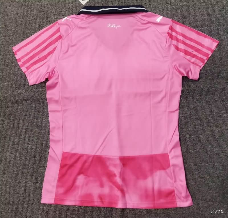 Thailand Quality(AAA) 25/26 Monterrey Goalkeeper Pink Women Soccer Jersey
