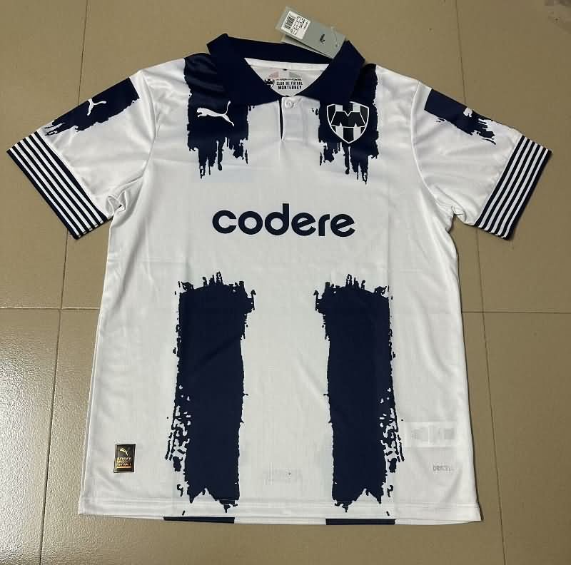 Thailand Quality(AAA) 25/26 Monterrey White Soccer Jersey