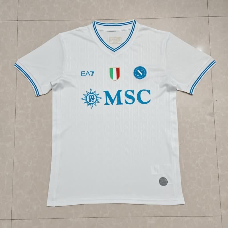 Thailand Quality(AAA) 25/26 Napoli UCL Away Soccer Jersey