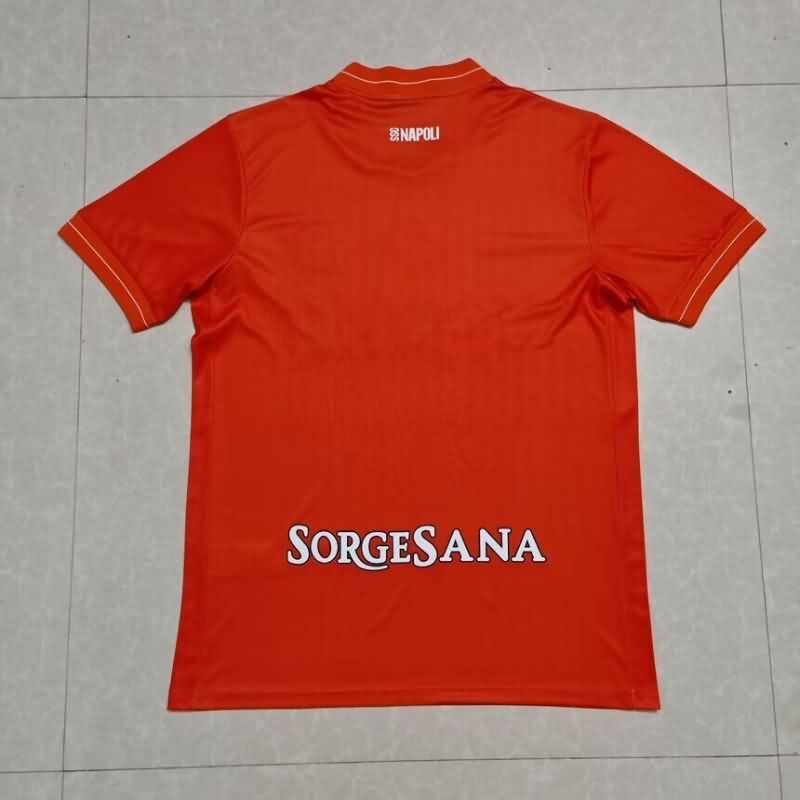 Thailand Quality(AAA) 25/26 Napoli Goalkeeper Red Soccer Jersey