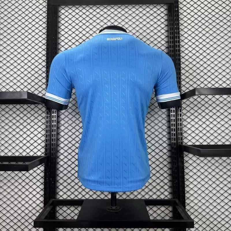 Thailand Quality(AAA) 25/26 Napoli UCL Home Soccer Jersey (Player)