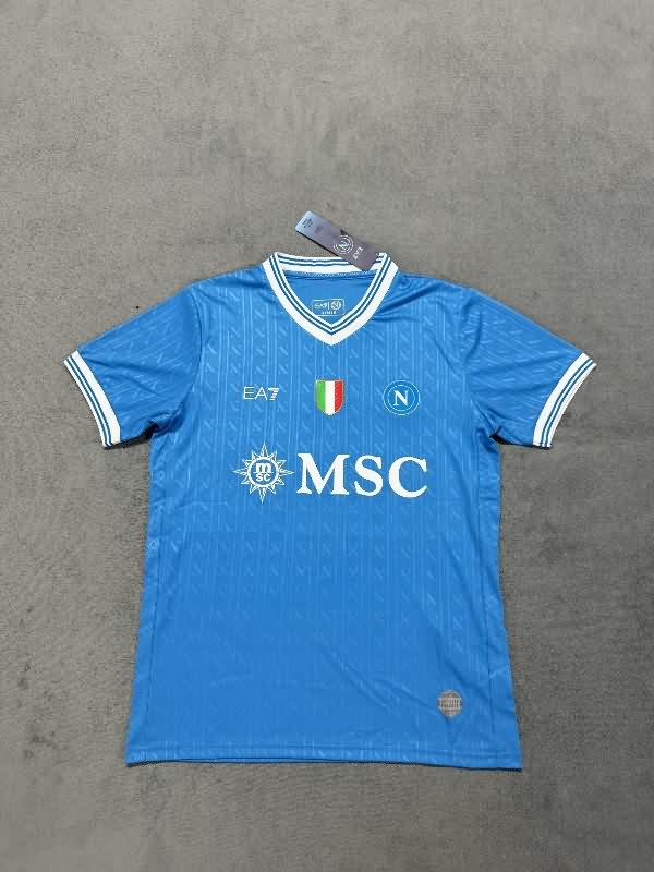 Thailand Quality(AAA) 25/26 Napoli UCL Home Soccer Jersey