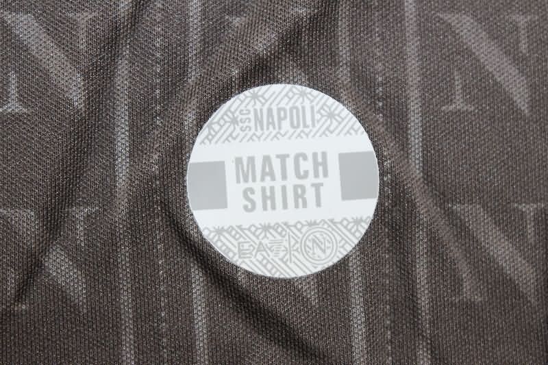 Thailand Quality(AAA) 25/26 Napoli Third Soccer Jersey