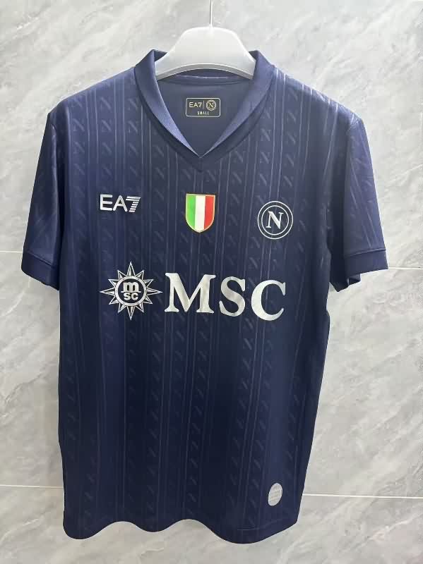 Thailand Quality(AAA) 25/26 Napoli UCL Third Soccer Jersey