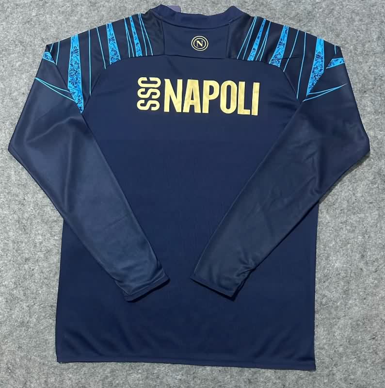 Thailand Quality(AAA) 25/26 Napoli Training Long Sleeve Soccer Jersey 02