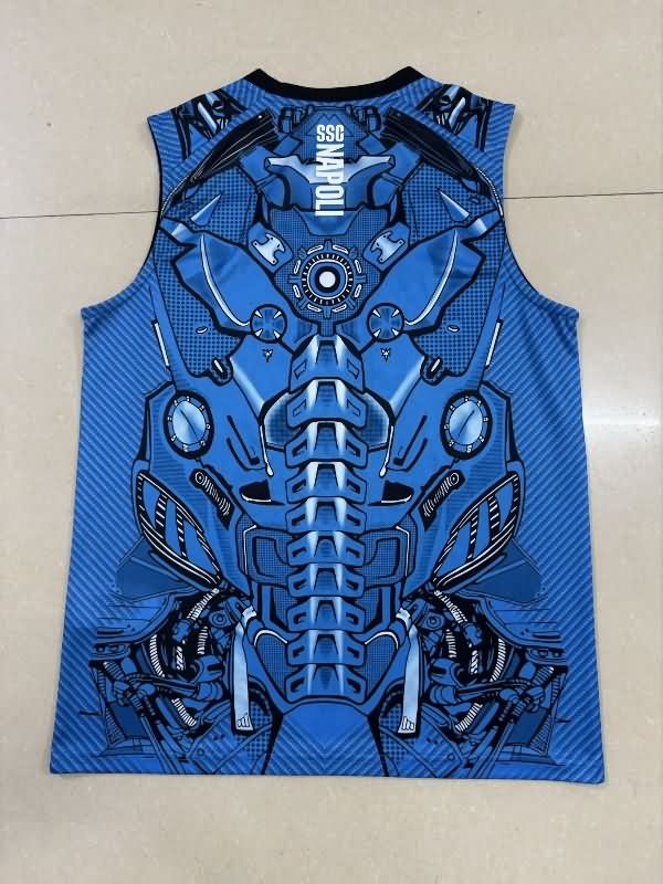 Thailand Quality(AAA) 25/26 Napoli Training Vest Soccer Jersey