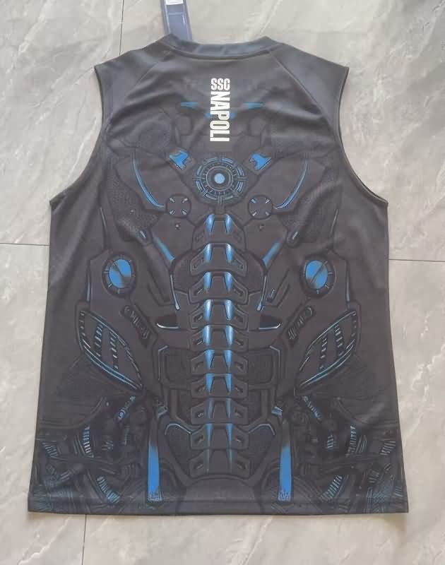 Thailand Quality(AAA) 25/26 Napoli Training Vest Soccer Jersey 02