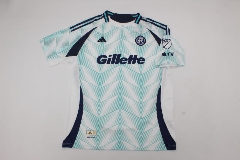 Thailand Quality(AAA) 2025 New England Home Soccer Jersey