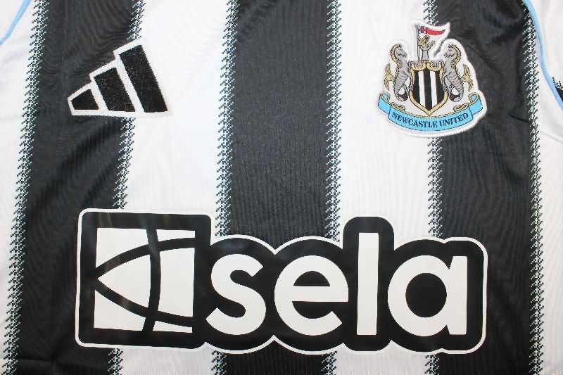 Thailand Quality(AAA) 25/26 Newcastle United Home Soccer Jersey