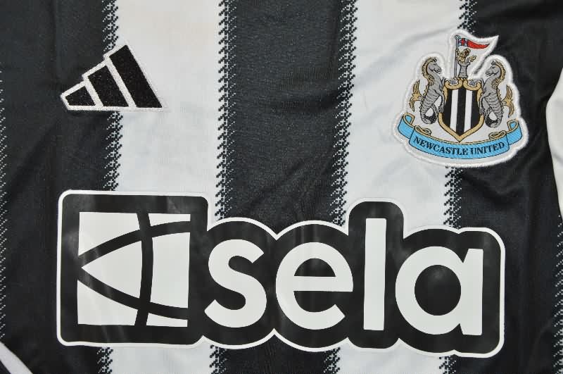 Thailand Quality(AAA) 25/26 Newcastle United Home Long Sleeve Soccer Jersey